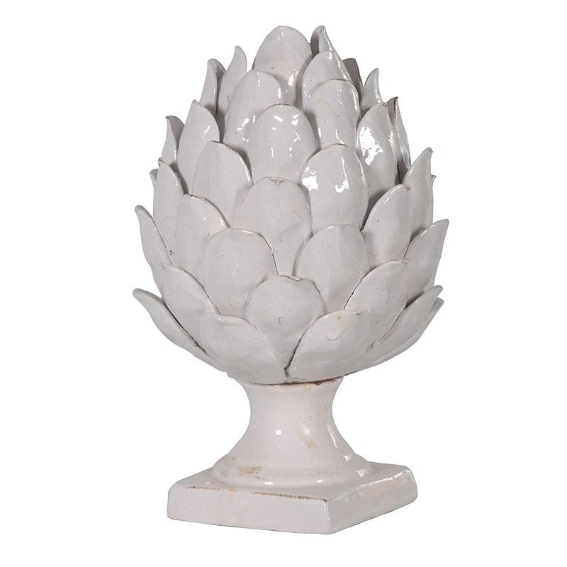 Ceramic artichoke on base