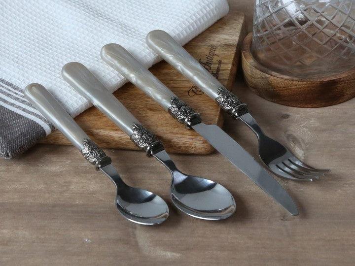 Antique champagne cutlery set of 16