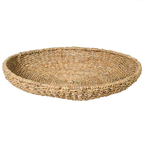 Round seagrass tray
