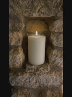 Uyuni 10x10cm Led Ivory Candle