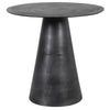 Black Aluminium Round Table