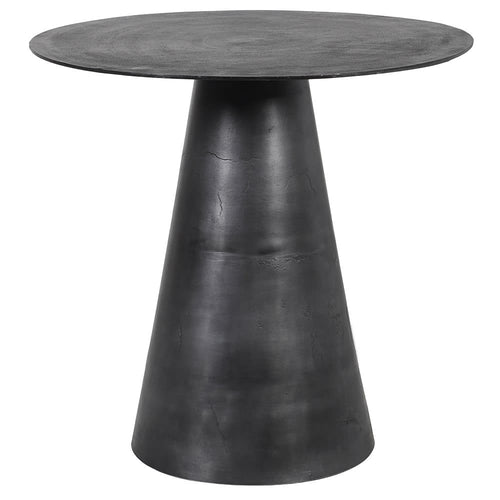 Black Aluminium Round Table