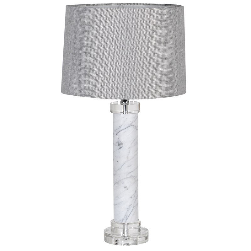 Marble lamp with shade