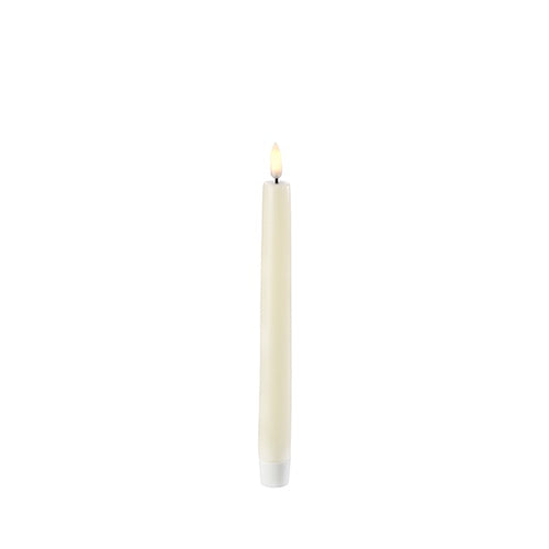 Uyuni Ivory taper LED candle