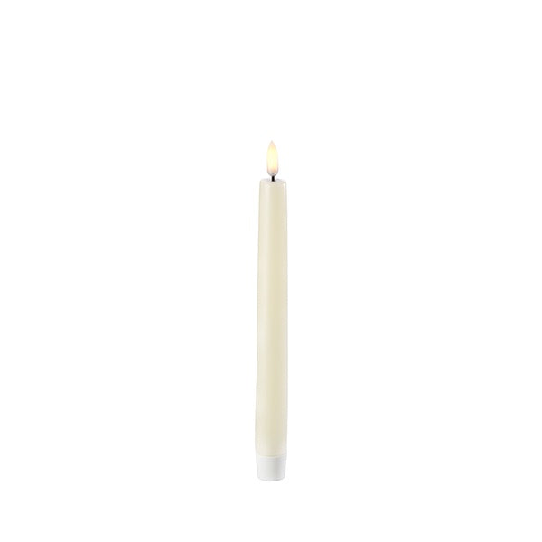Uyuni Ivory taper LED candle