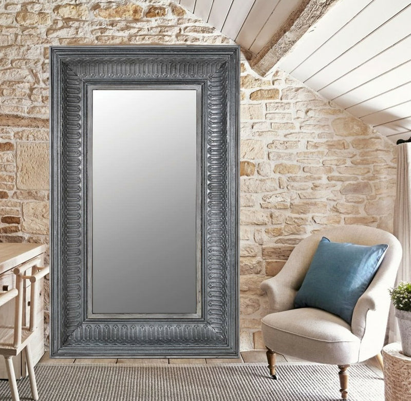 Rectangle Patterned Wall Mirror